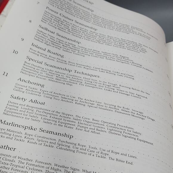 Sailing Chapman Piloting & Seamanship Hardback & Slipcase Presentation Book Vint - Picture 7 of 16